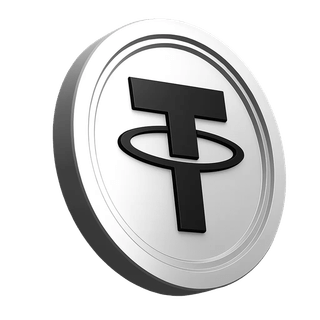 Tether USDT-munt in de vertrouwenssectie van de tradingcommunity